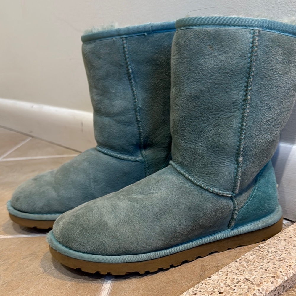 UGG Classic Short Boots in Teal